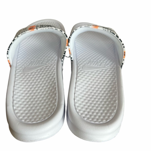 Nike Benassi JDI White Just Do It Printed Men\'s Slide Size 12 #B1531 main image 9